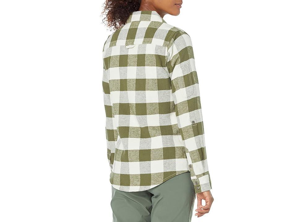 Dovetail Workwear Givens Workshirt (Green/Cream Buffalo Check) Women's Clothing Product Image