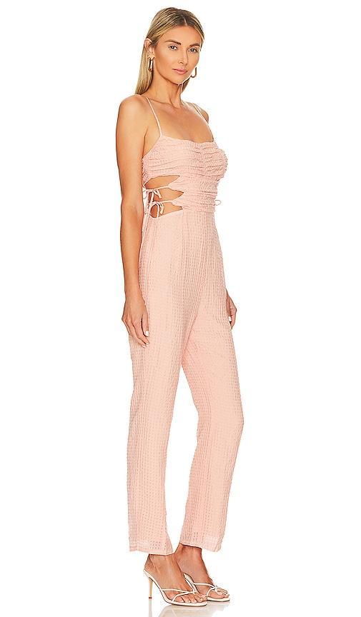 MAJORELLE Nikita Jumpsuit in Blush. Product Image