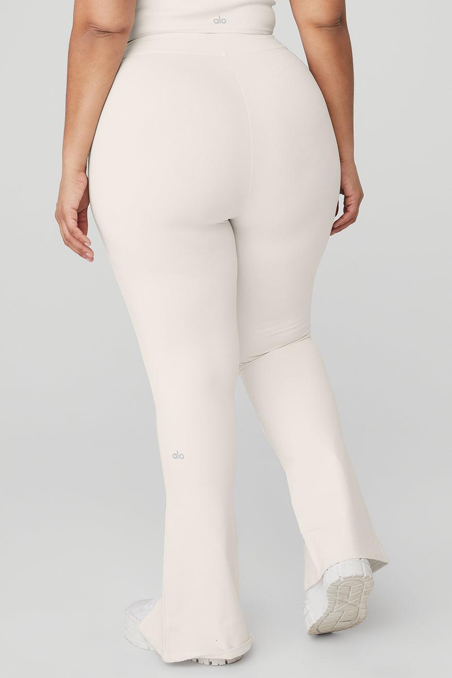 Airbrush High-Waist 7/8 Flutter Legging - Ivory Female Product Image