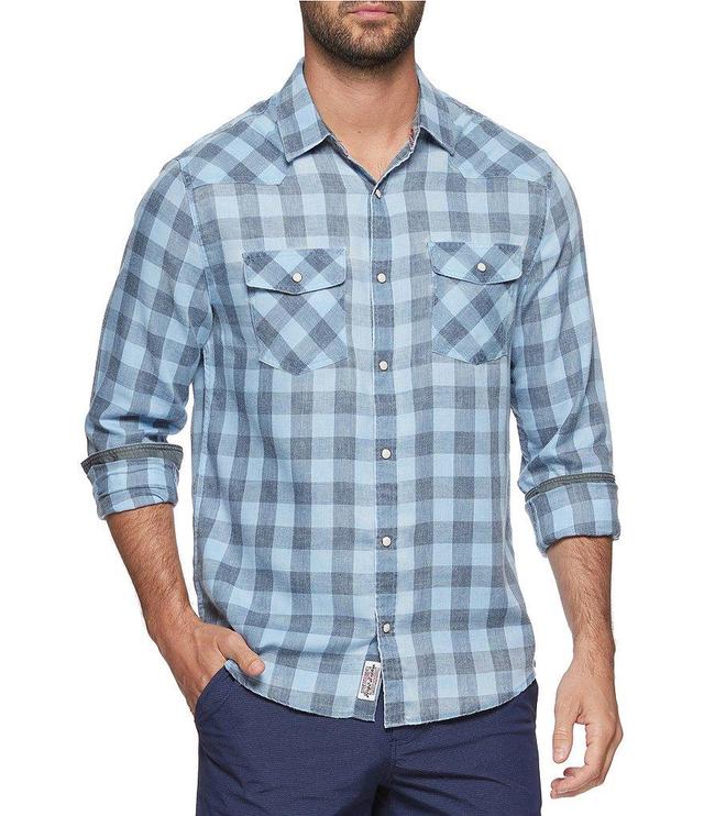 Flag and Anthem Cabot Long Sleeve Vintage-Wash Plaid Shirt Product Image