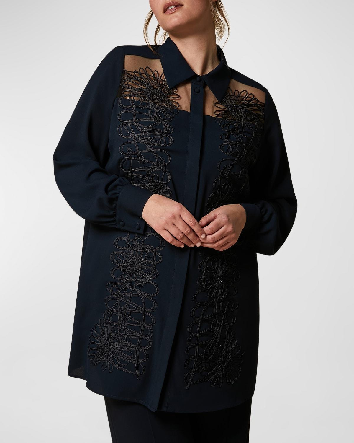 Womens Plus Zambra Embroidered Tunic Product Image