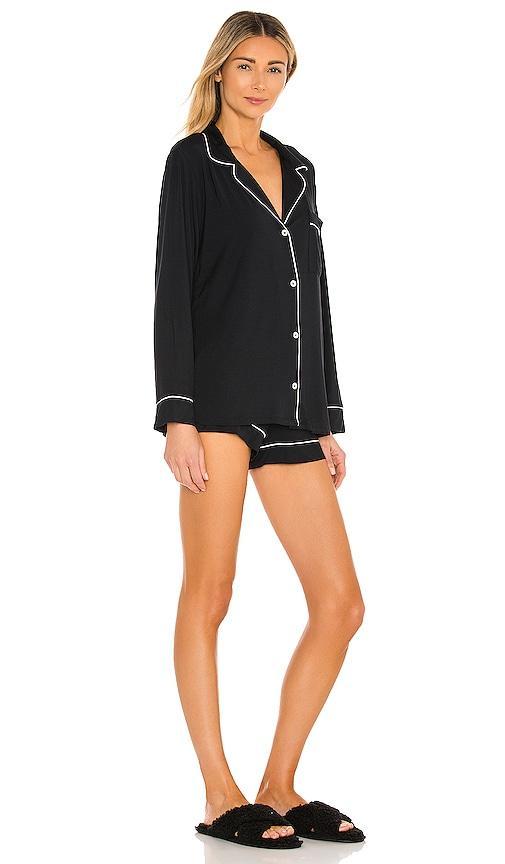 Womens Gisele 2-Piece Piped Pajama Set Product Image