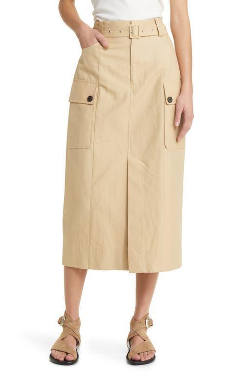 Cyrus Belted Cargo Midi Skirt Product Image