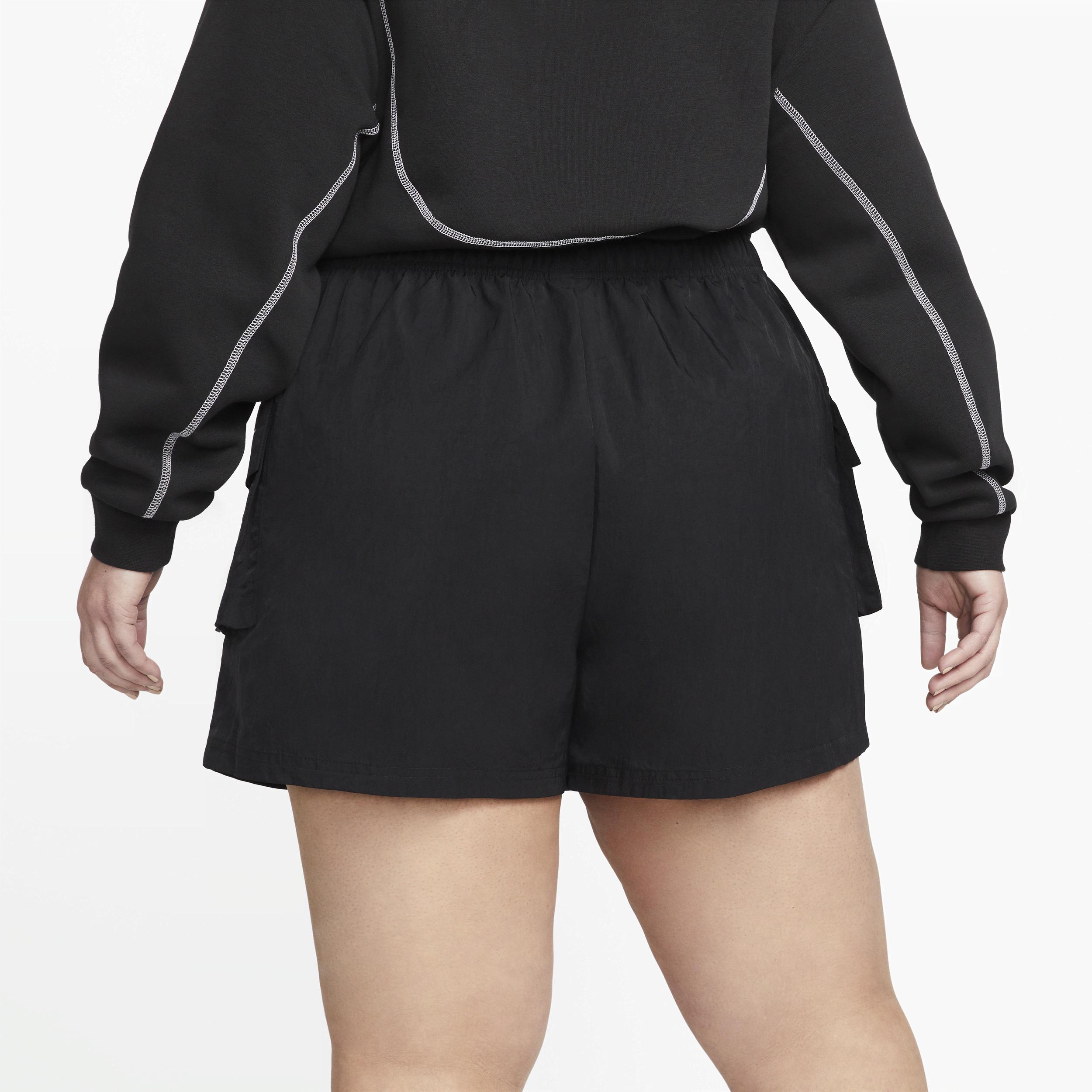 Womens Nike Sportswear Woven High-Rise Shorts (Plus Size) Product Image