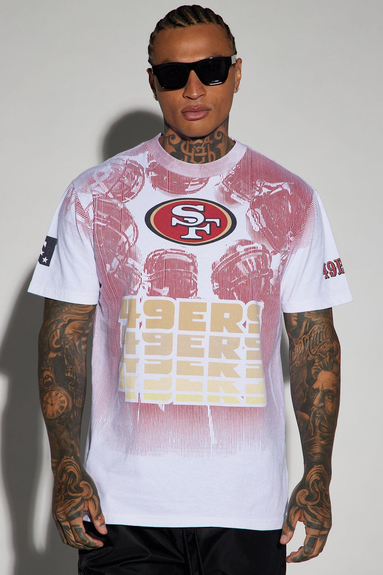 49ers Huddle Up Short Sleeve Tee - Red/combo Product Image