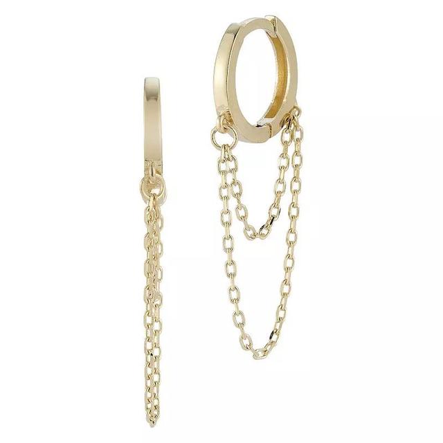 Saks Fifth Avenue Womens 14K Link Drop Earrings Product Image