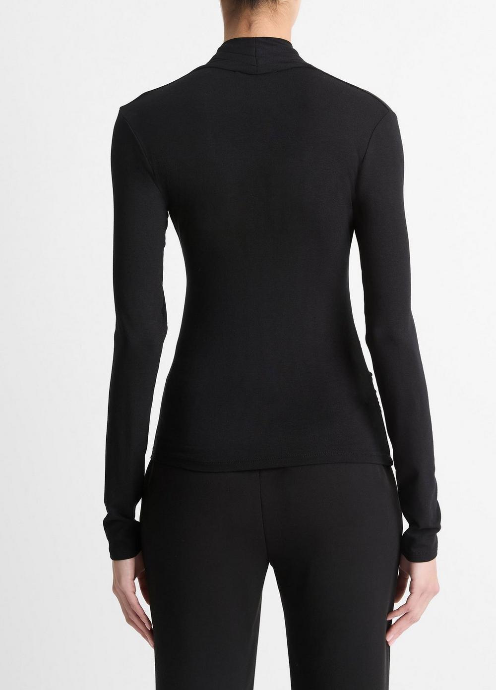 Fixed Wrap Long-Sleeve Top Product Image