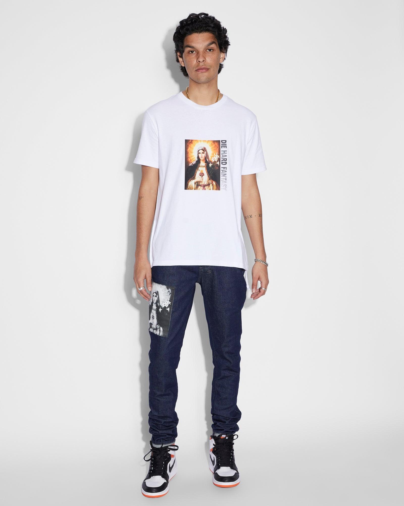 SAINT KASH SS TEE WHITE Male Product Image