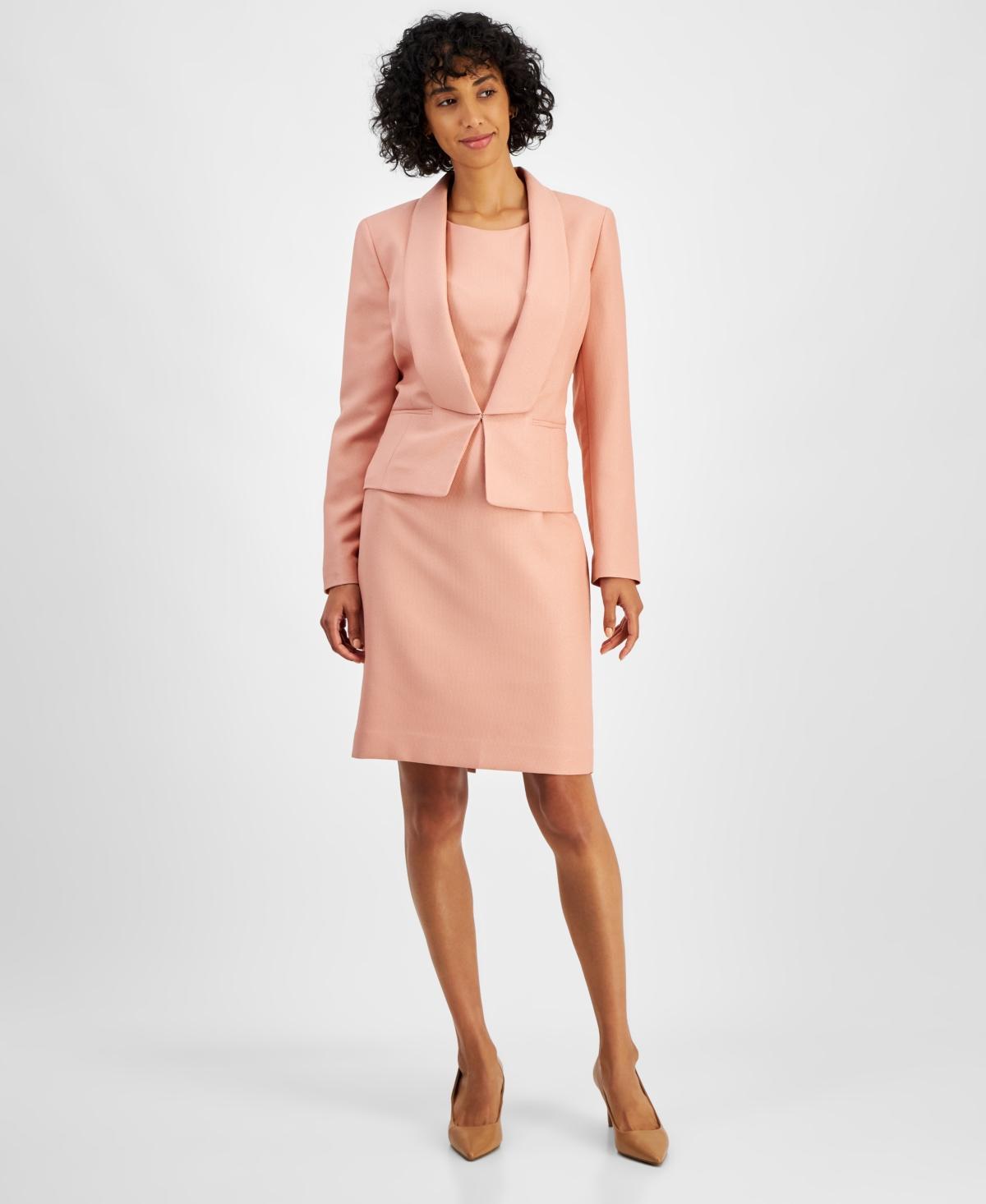 Le Suit Womens Shawl-Collar Jacket Dress Suit Product Image