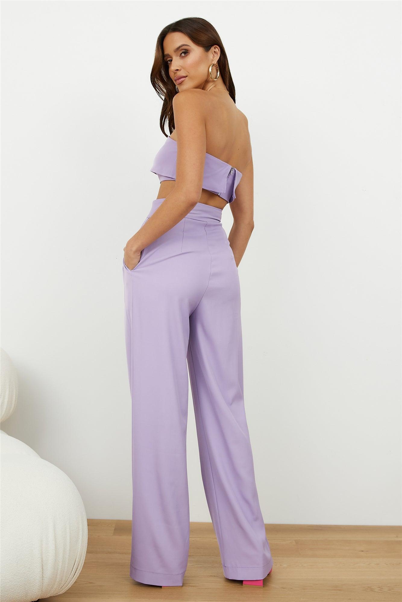 Blind Love Pants Lilac  Product Image