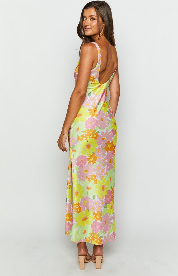 Jovie Yellow Floral Maxi Dress Product Image