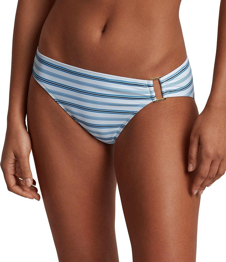 Lauren Ralph Lauren Bay Stripe Ring Hipster Swim Bottom Product Image