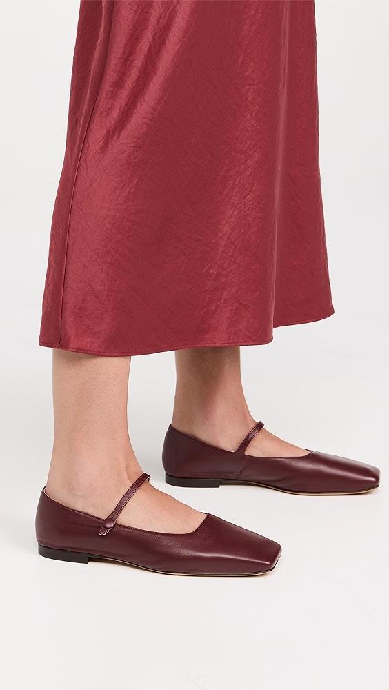 Mansur Gavriel Square Toe Mary Jane Flats | Shopbop Product Image