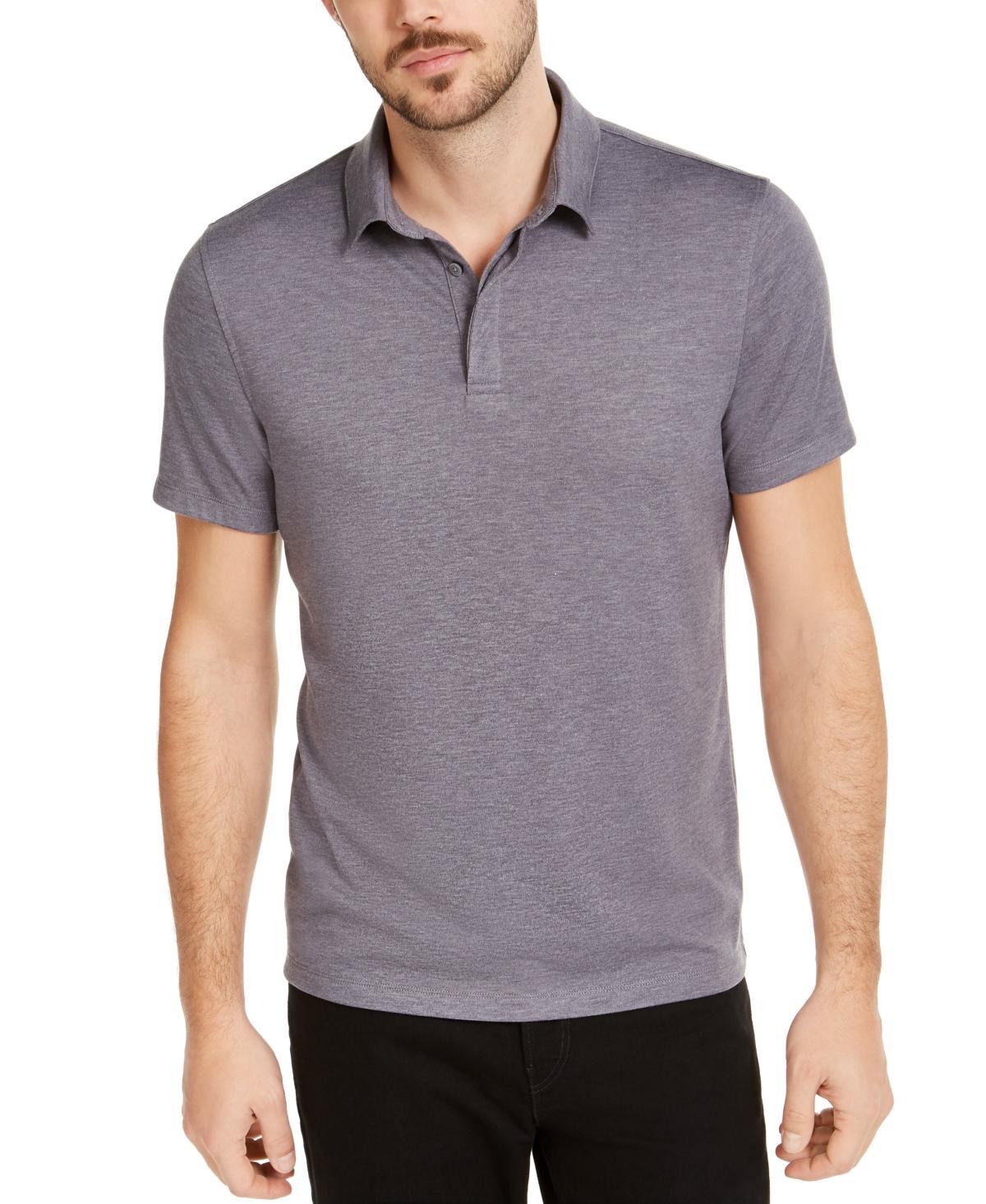 Alfani Mens AlfaTech Stretch Solid Polo Shirt, Created for Macys Product Image