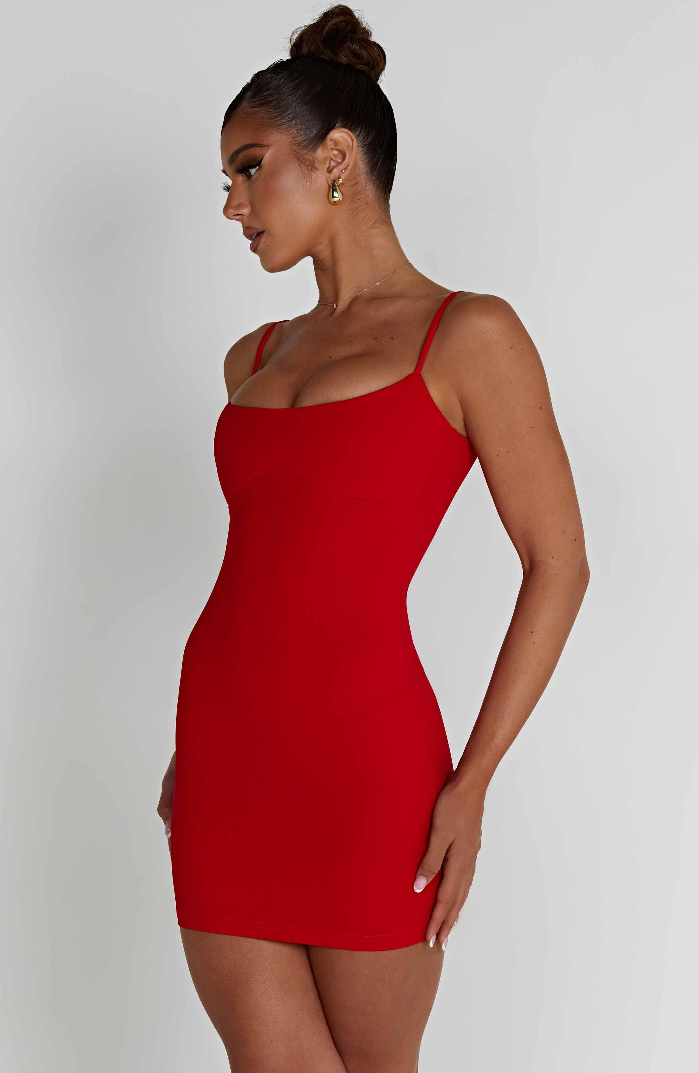 Estee Mini Dress - Red Product Image