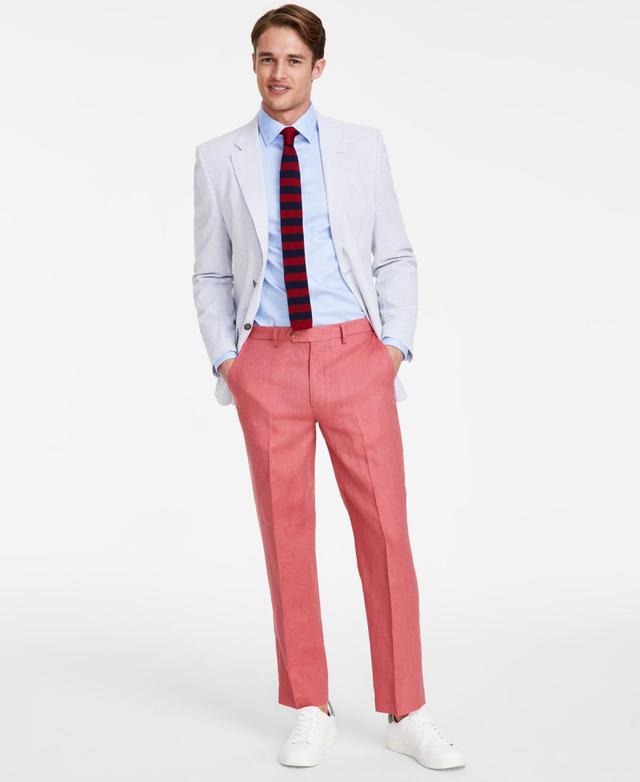 Nautica Mens Modern-Fit Linen Dress Pants Product Image