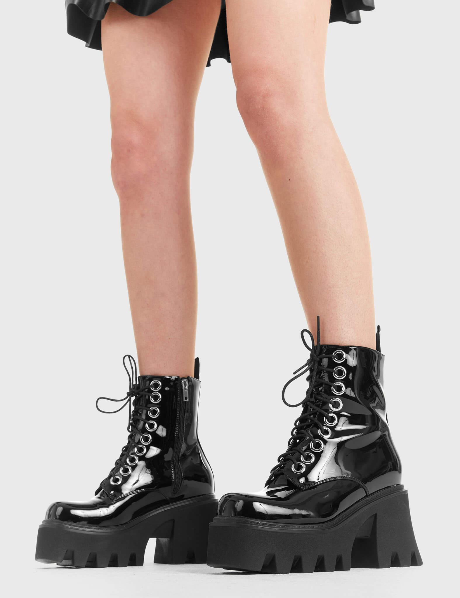 Run To You Chunky Platform Ankle Boots Product Image