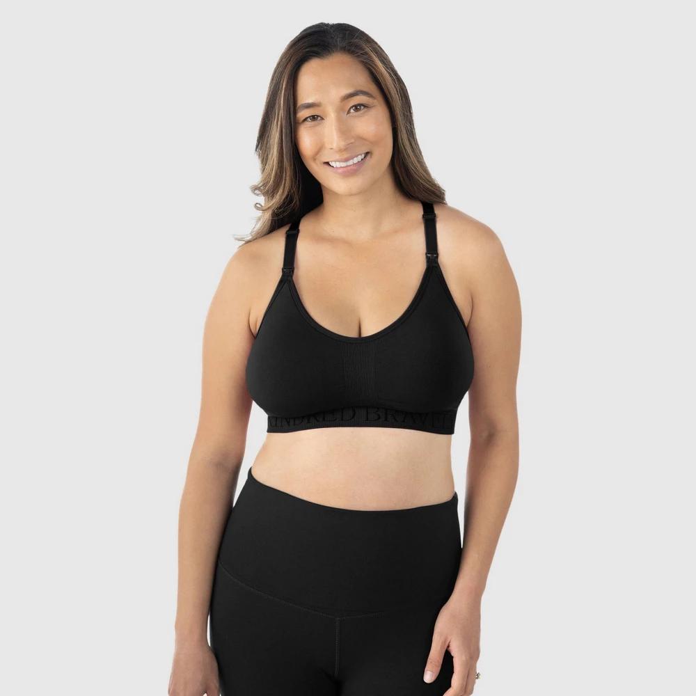 Kindred Bravely Womens Sublime Nursing Sports Bra - Black Product Image