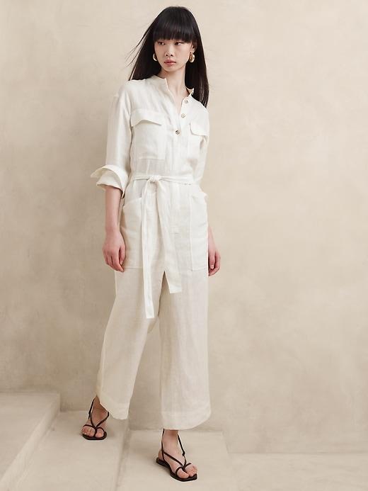 Lisa Linen Jumpsuit Product Image