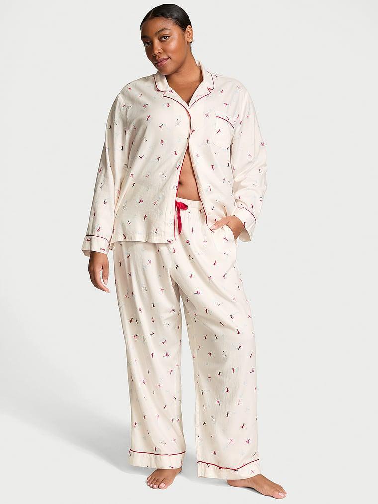 Flannel Long Pajama Set Product Image