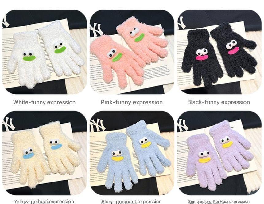 Monster Coral Fleece Gloves Product Image