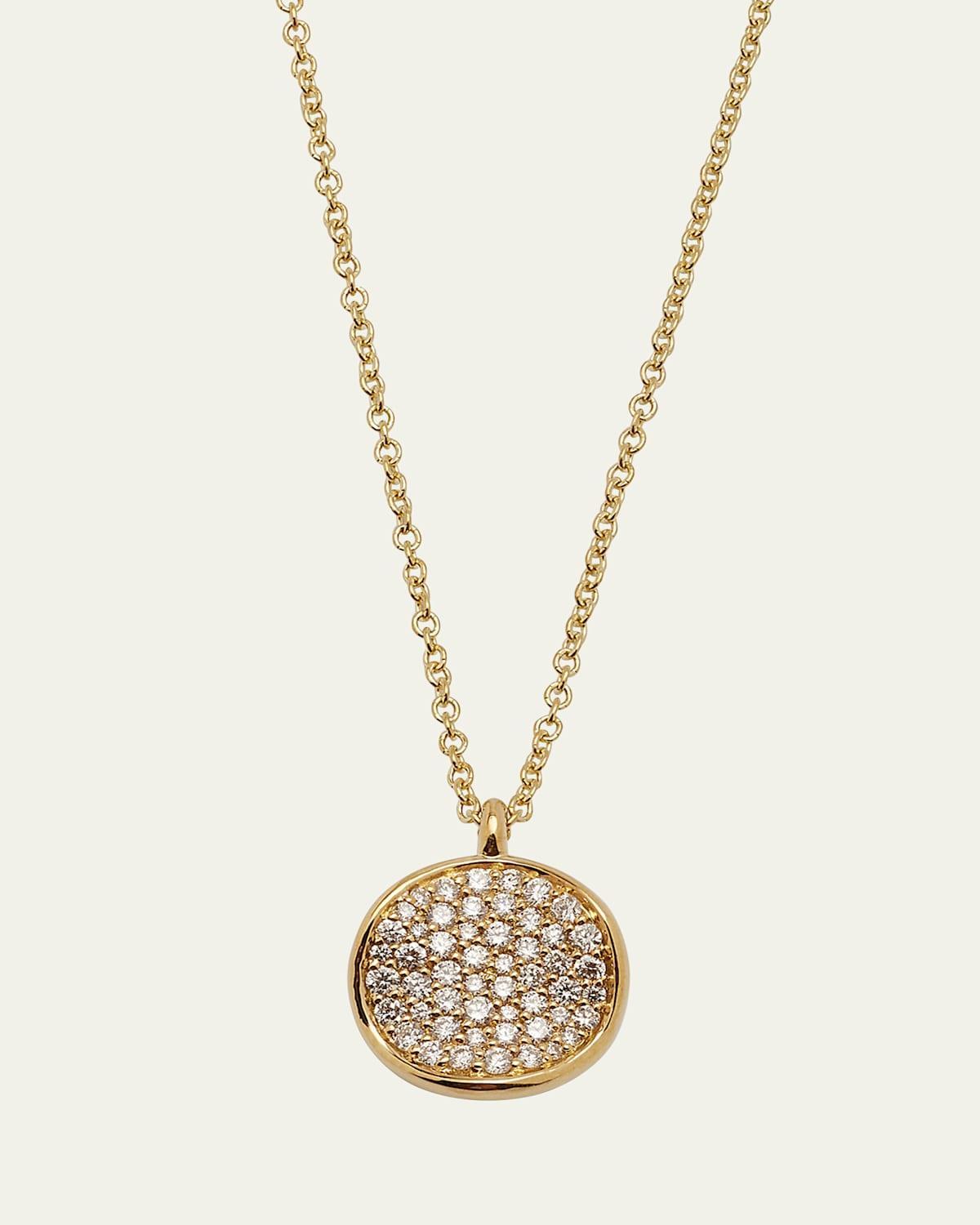 Ippolita 18K Yellow Gold Stardust Diamond Small Flower Pendant Necklace, 16-18 Product Image