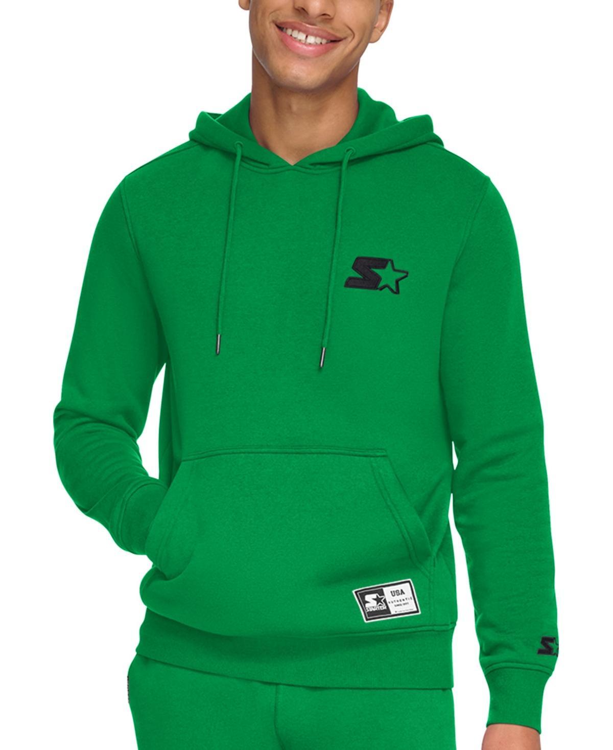 Starter Mens Classic-Fit Embroidered Logo Fleece Hoodie Product Image