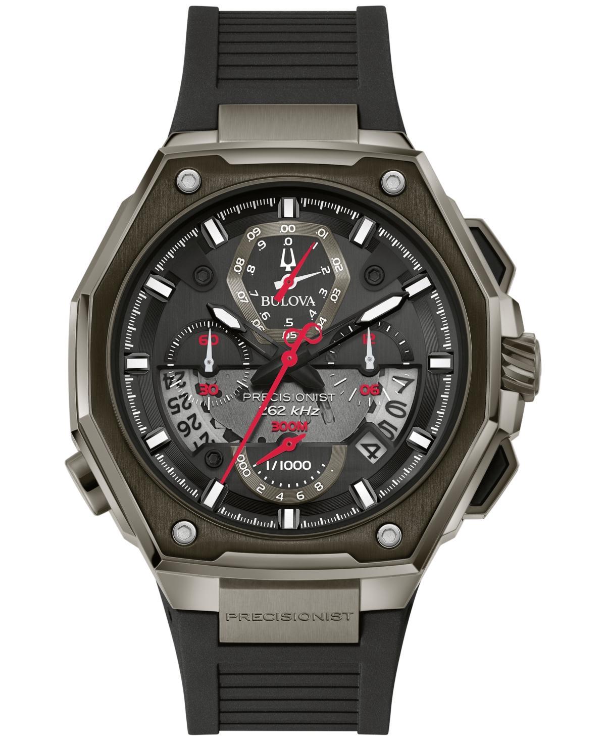 Bulova Men's Black Stainless Steel Precisionist Bracelet Watch Product Image