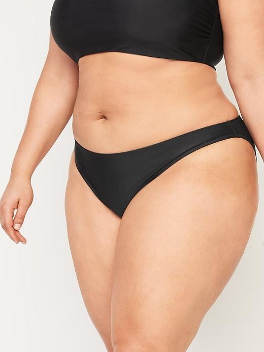 Mid-Rise Bikini Swim Bottoms Product Image