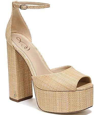 Sam Edelman Kori Ankle Strap Peep Toe Platform Sandal Product Image