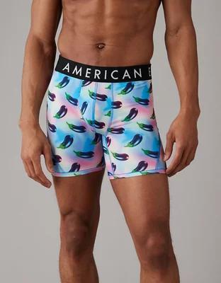 AEO Men's Eggplant Tie-Dye 6" Flex Boxer Brief Product Image