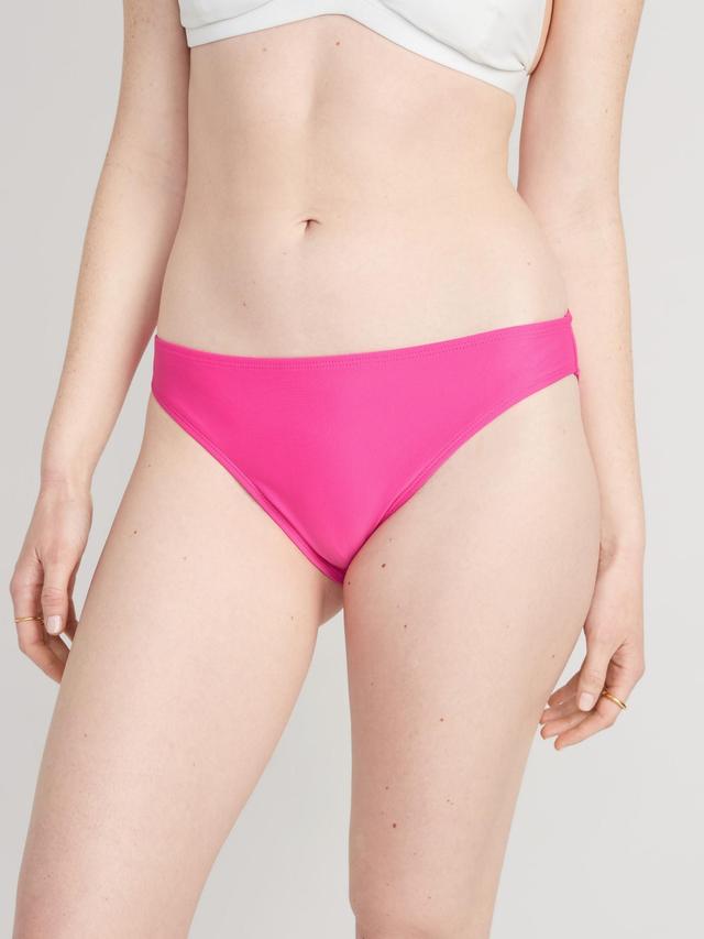 High-Waisted Classic Bikini Swim Bottoms Product Image