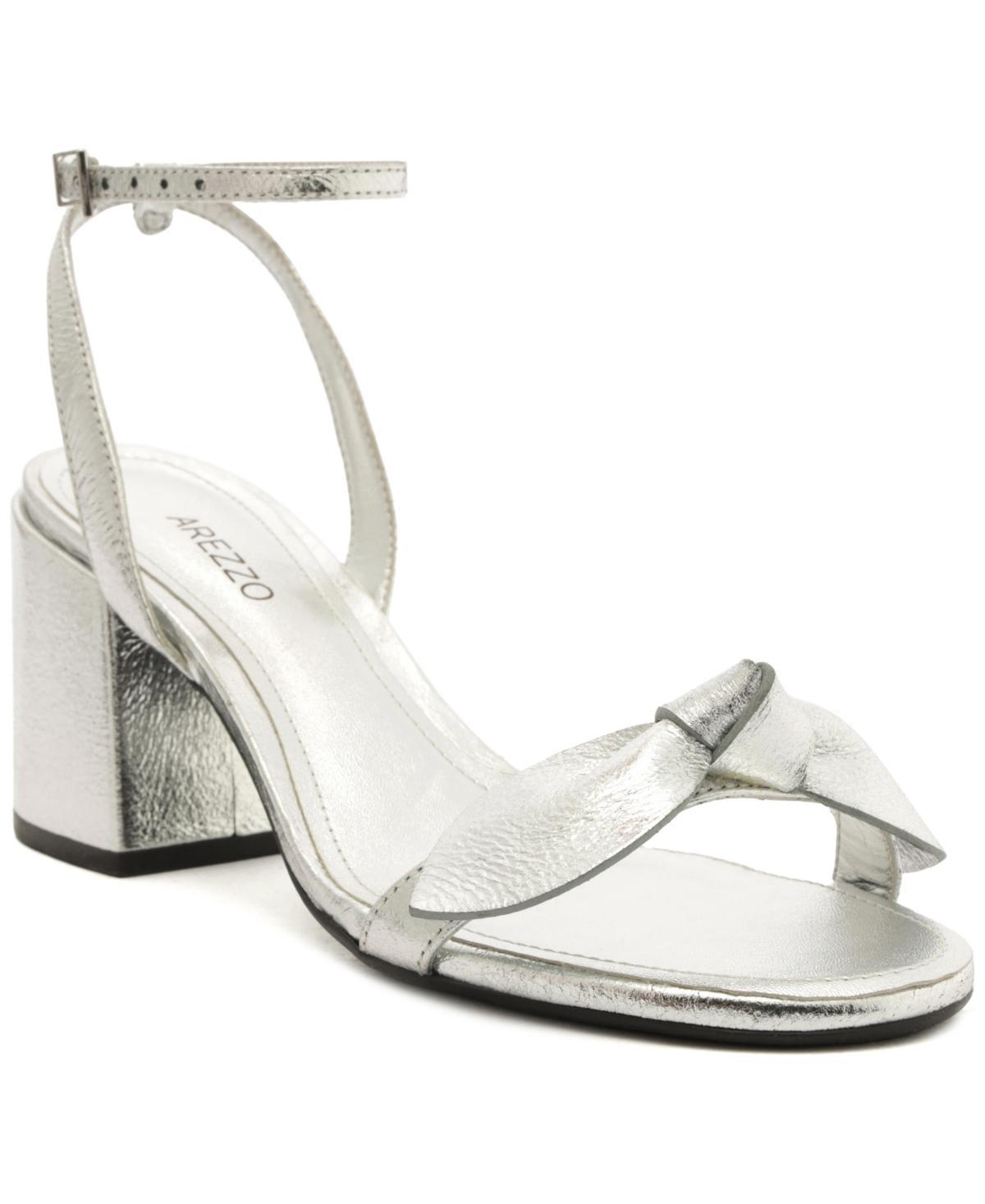 Arezzo Womens Alaia Mid Block Sandals Product Image