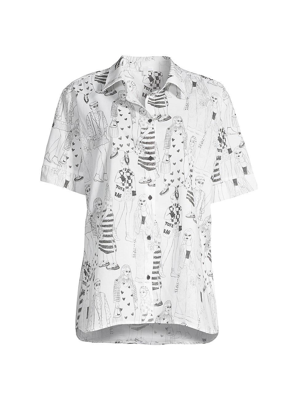 Womens Gracia Short-Sleeve Sleep Shirt Product Image