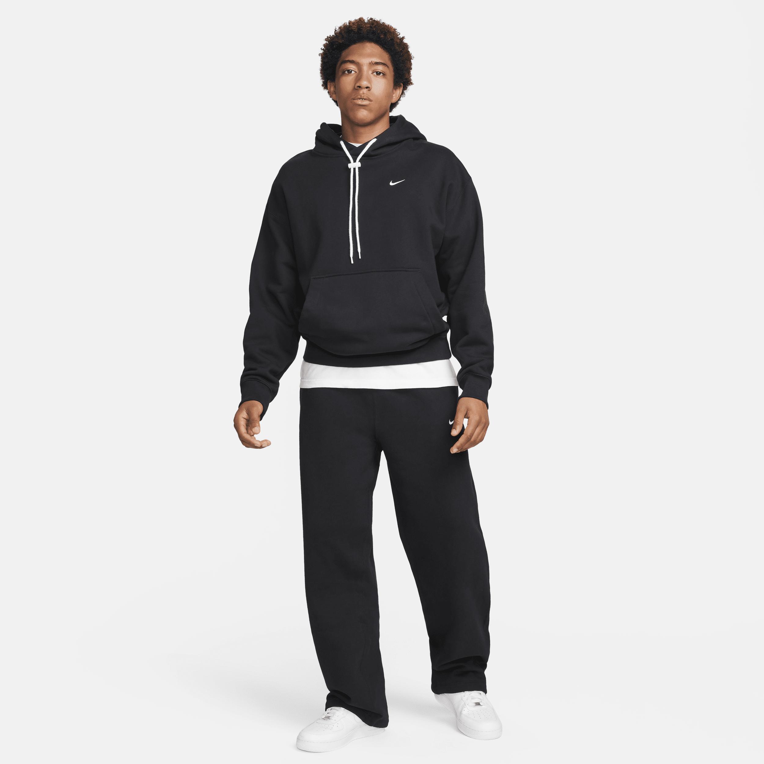 Nike Men's Solo Swoosh Open-Hem Fleece Pants Product Image