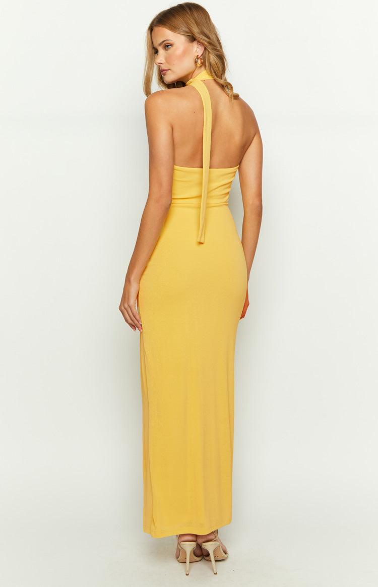 Ferris Yellow Maxi Dress Product Image