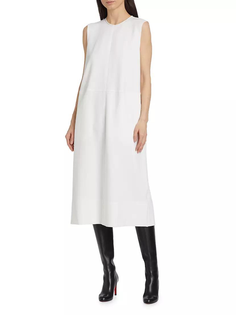 Sleeveless Shift Midi-Dress Product Image