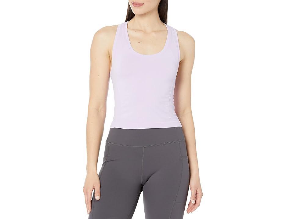 Sweaty Betty Athlete Crop Seamless Workout Tank Top (Prism Purple) Women's Clothing product image