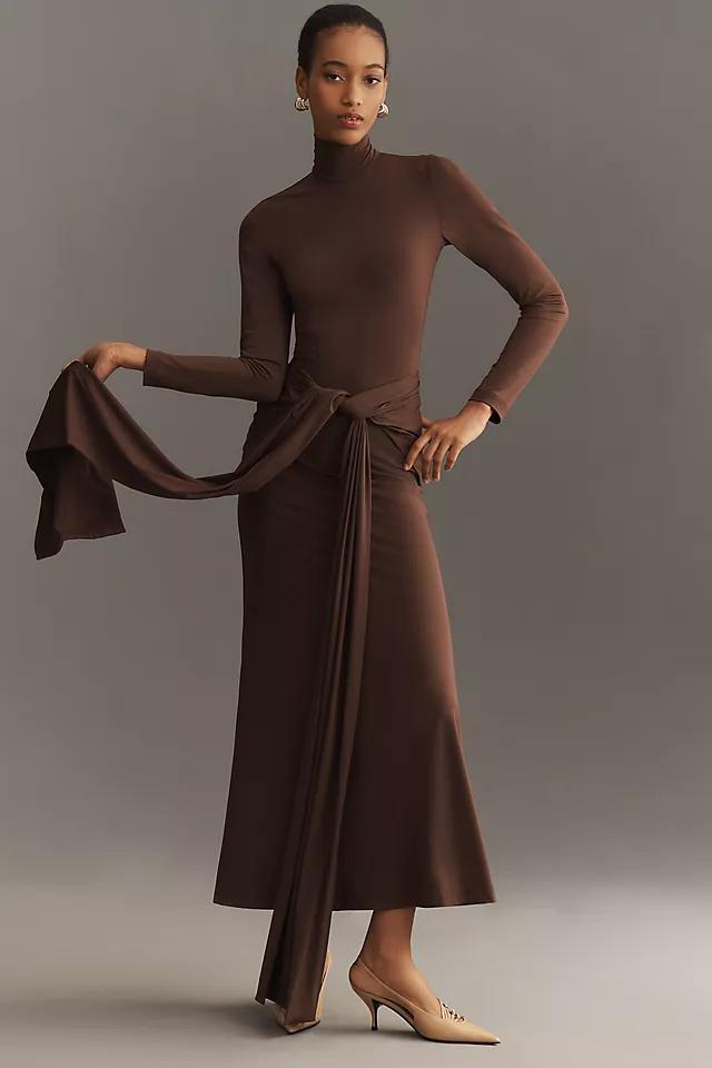 Bardot Alix Tie-Front Maxi Dress Product Image