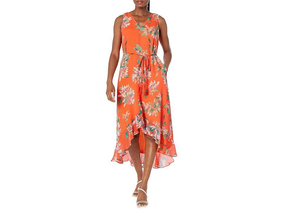 Tommy Bahama Joyful Blooms Sleeveless Maxi Dress Candy) Women's Clothing Product Image