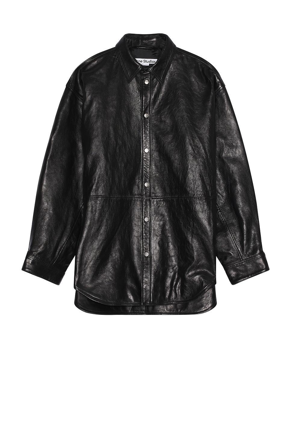 Acne Studios Leather Shirt Product Image