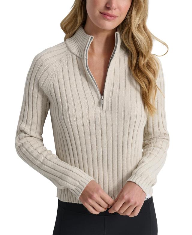 Dkny Sport Womens Half-Zip Mock Neck Top Product Image