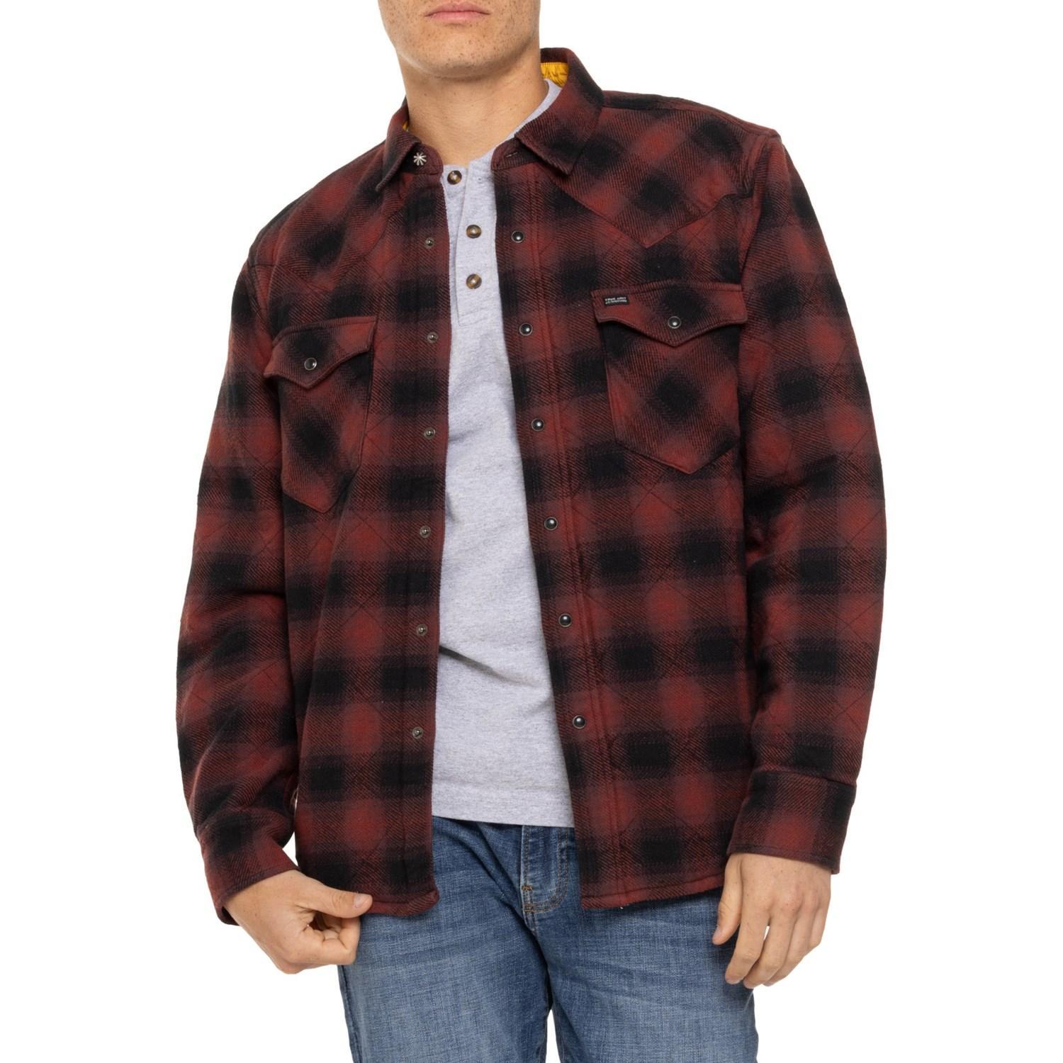 True Grit Contrast Lining Shirt Jacket Product Image