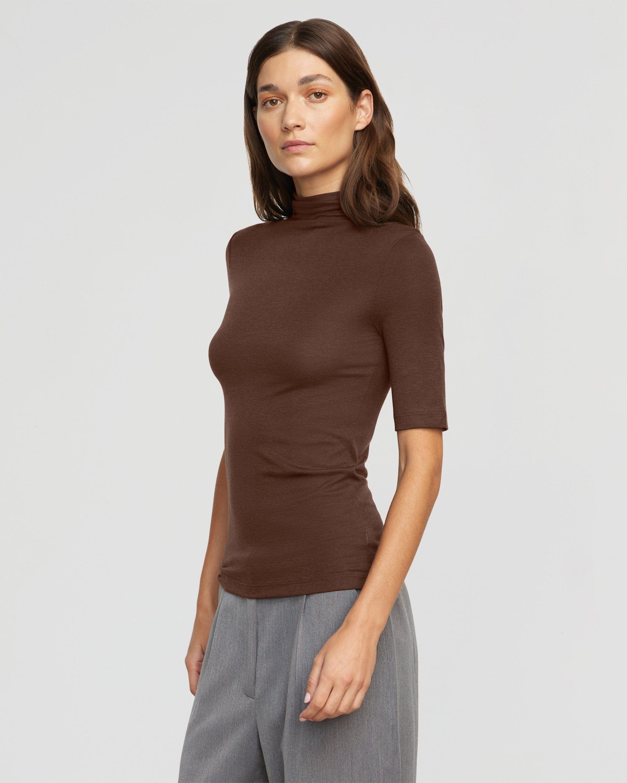 Gina Tencel-Wool Semi-Sheer Tee Product Image