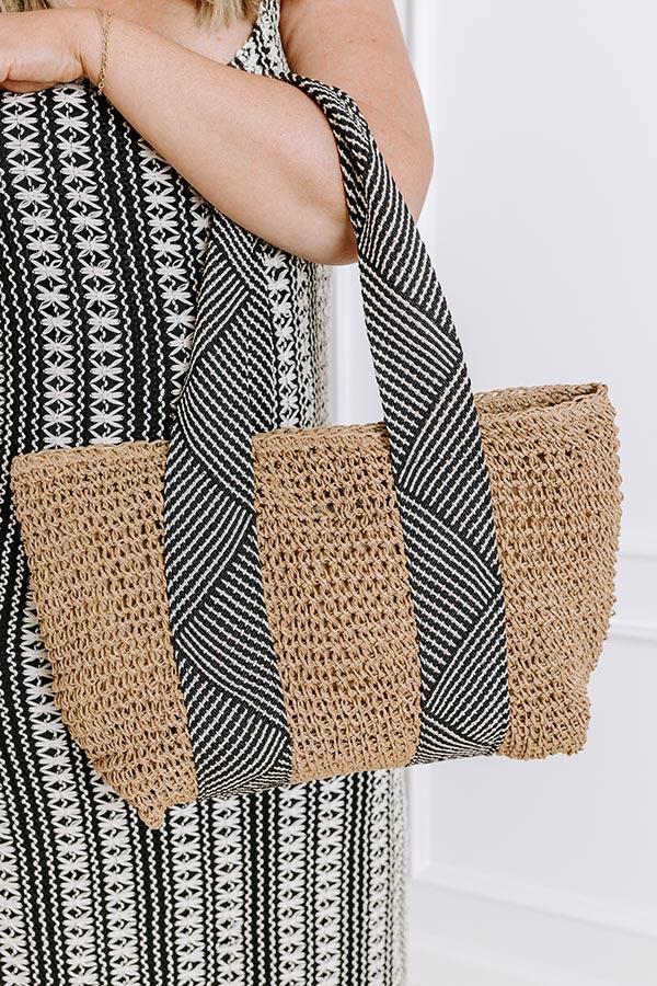 Beach Hustle Woven Tote Product Image