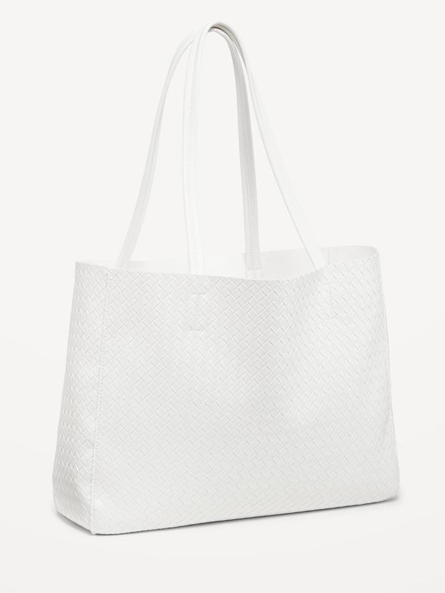 Faux Leather Tote Bag Product Image