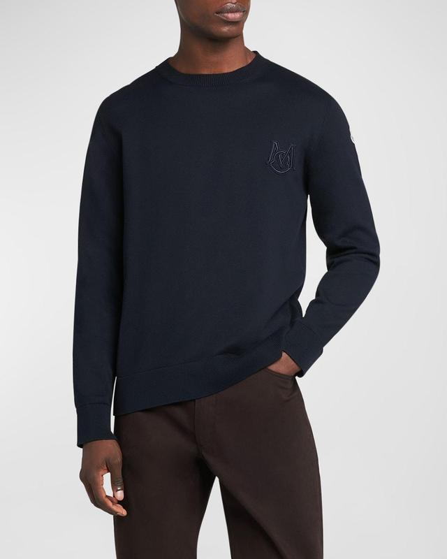 Mens Logo Crewneck Sweater Product Image