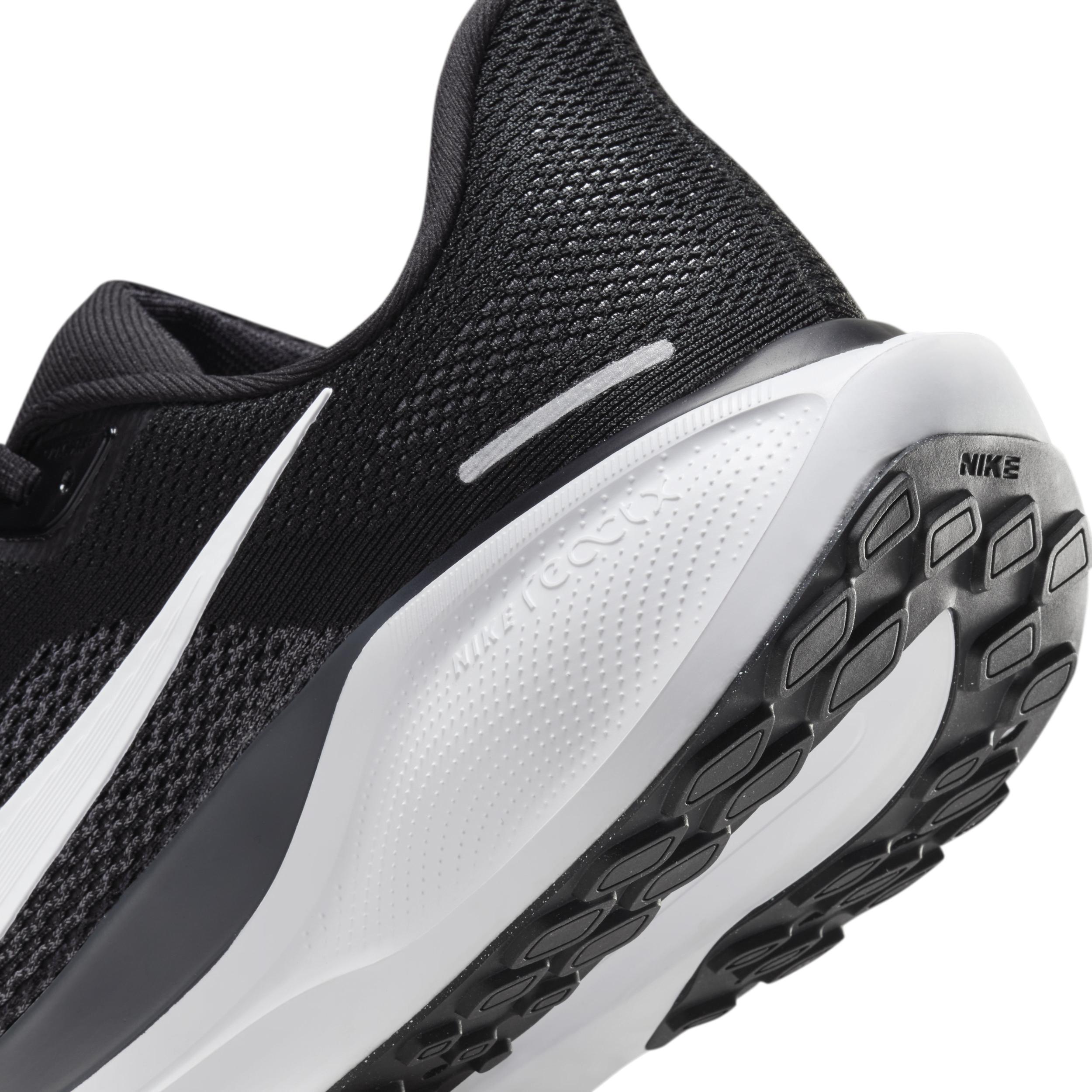 Nike Mens Nike Zoom Pegasus 41 Wide - Mens Shoes Black/White/Anthracite Product Image