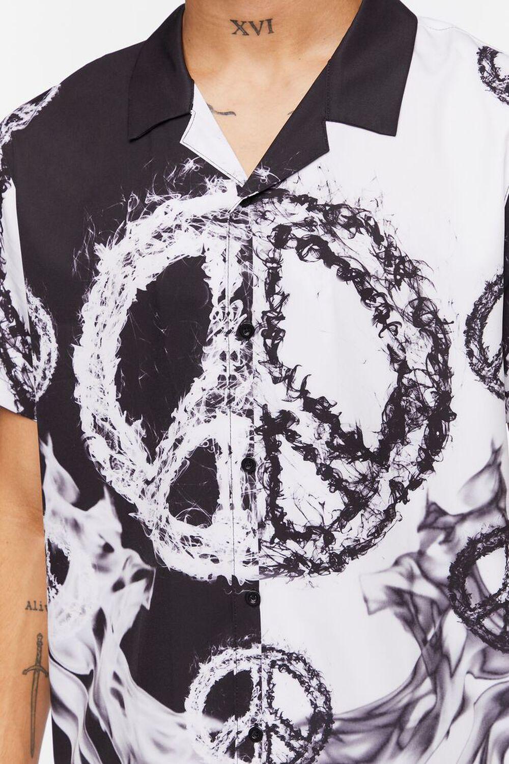 Colorblock Peace Sign Shirt | Forever 21 Product Image