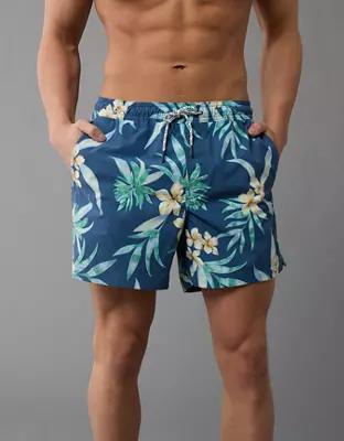 AE Floral Flex 5" Swim Trunk Product Image